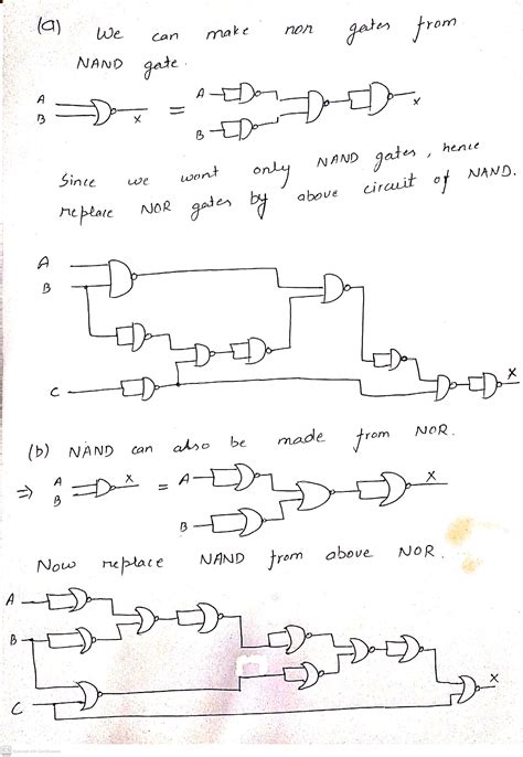 Solved A Implement The Logic Circuit In Figure 5 58 Using Only Nand Course Hero