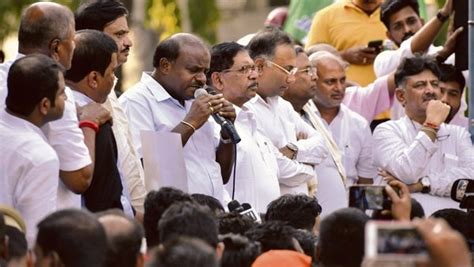 Karnataka Coalition Govt In Crisis As 12 Congress Jds Mlas Resign