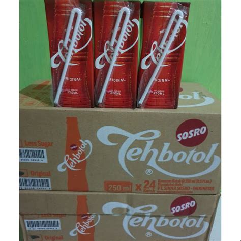 Jual Teh Botol Sosro Kotak 250ml Shopee Indonesia