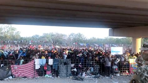 Ted Cruz Tweets Stunning Video Of 10000 Haitian Migrants Jammed Under Border Bridge Slams