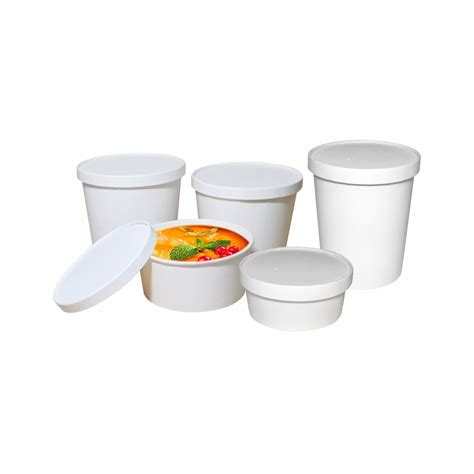 Oz Paper Food Container White Khaana Packaging