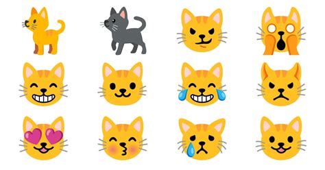 😺 Cat Emojis 😸 😹 😻 😼 😽 🙀