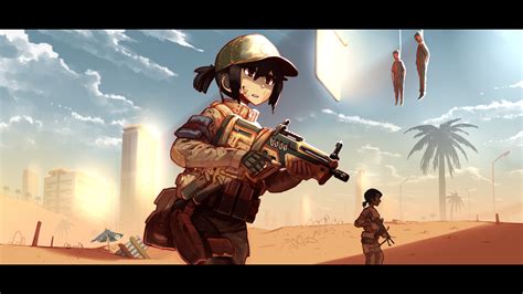 Wallpaper Spec Ops The Line Anime Girls With Guns 1920x1080