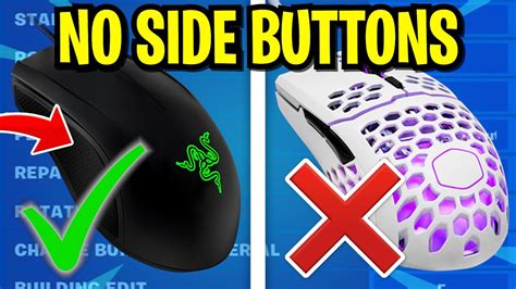 Best Keyboard And Mouse Settings For Players With No Side Mouse Buttons