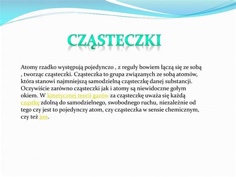 Ppt Budowa Cz Steczkowa Materii Powerpoint Presentation Free