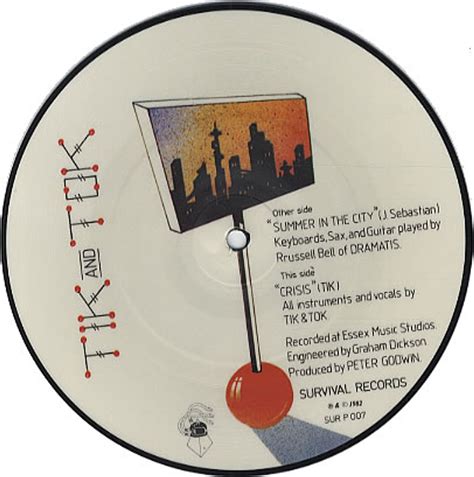 Tik And Tok Summer In The City Uk 7 Picture Disc —