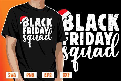 Black Friday Squad T Shirt Design Graphic By SVGCuteShop Creative Fabrica