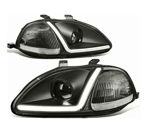 Dna Motoring Hl Lb Hc Bk Cl Faros Delanteros Led Drl Meses Sin