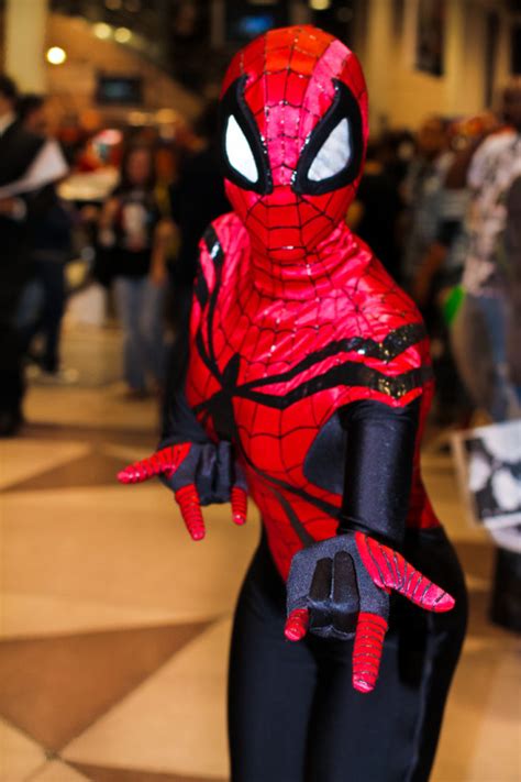 Angelophile Spider Girl Cosplay At New York Comic Con 2010