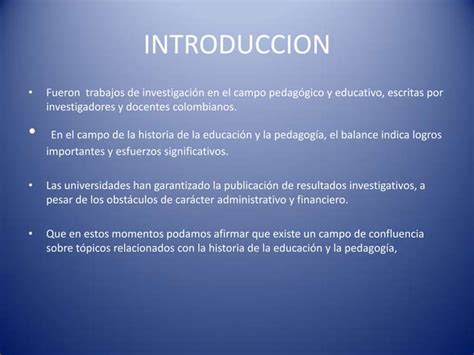 Historia De La Educacion Y La Pedagogia Ppt