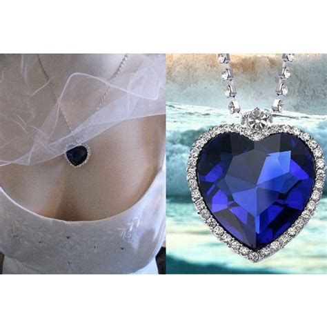 Buy Titanic Heart Of The Ocean Sapphire Blue Cz Crystal Necklace