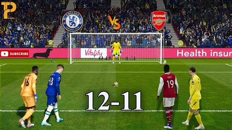 Penalty Shootout Chelsea Vs Arsenal PC Gameplay Pes23 YouTube