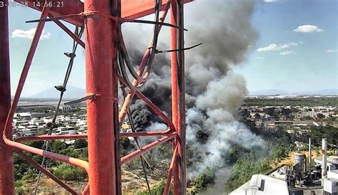 Incendio En Río Pesquería Consume 24 Tejabanes De La Colonia Fernando Amilpa Nuevo León