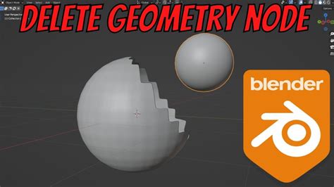 Delete Geometry Nodes Blender Tutorial Blender Geometry Nodes