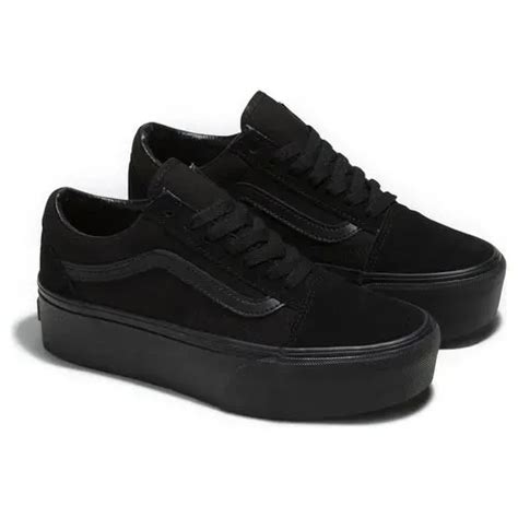 Vans Zapatilla Walking Unisex Adulto Old Skool Platform Negro Platanitos