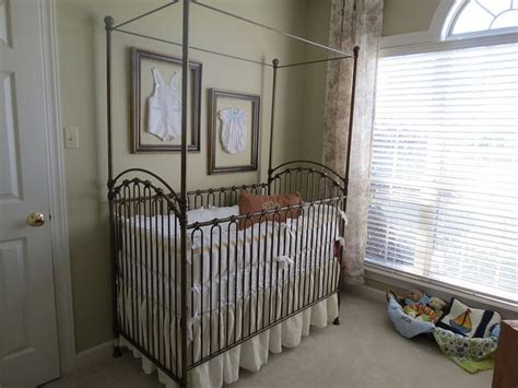 Serene Nursery Feature Bratt Decors Venetian Crib In Venetian Gold