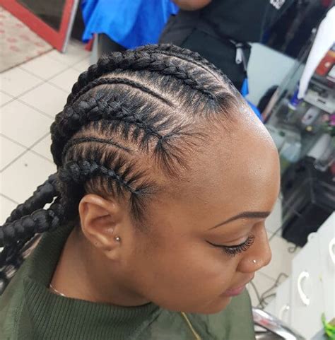 Stitch Feed In Braids North London Uk Afro Hairdresser Salon Frohub