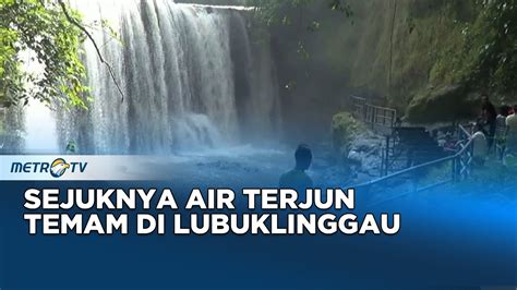 Menikmati Kesejukan Alami Air Terjun Temam Di Lubuklinggau YouTube