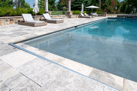 Silver Travertine Tumbled X X Single Bullnose Coping Premium