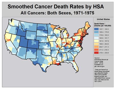 Gis Portal For Cancer Research Animated Historical Cancer Atlas