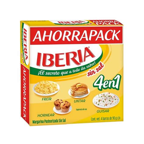 Iberia Margarina Sin Sal Precio Rappi