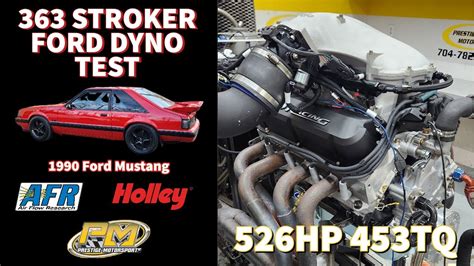 Hp Dart Stroker Ford Dyno Testing For Mark S Fox Body