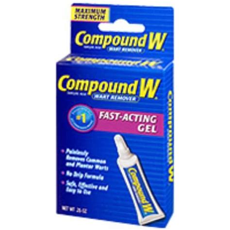 Compound W Maximum Strength Wart Remover Fast Acting Gel 0 25 OZ