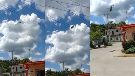 Se Desploma Un Helic Ptero De La Armada Frente A La Polic A Municipal