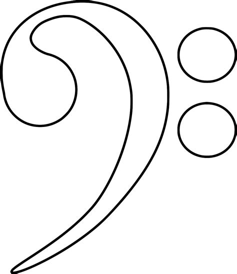 Svg Bass Clef Music Free Svg Image And Icon Svg Silh