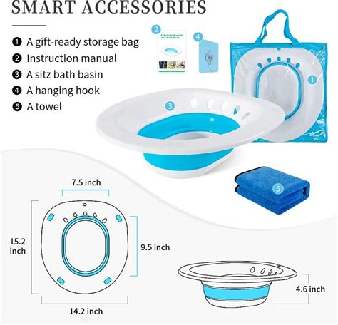 Sitz Bath For Toilet Hemorrhoids Postpartum Care Perineal Soaking Bath Over The Toilet Seat For