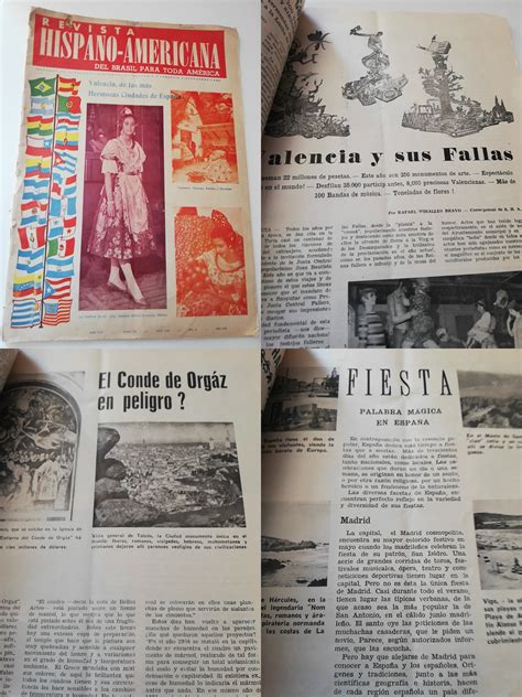 Antigua Revista Old Magazine Revista Hispano Americana Del Brasil