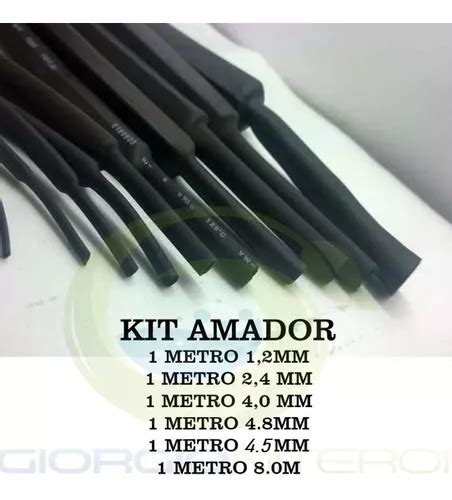 Kit Amador Espaguete Tubo Termo Retrátil Termotubo Macarrão MercadoLivre