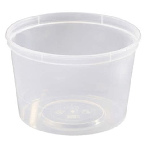 ROUND CLEAR PLASTIC CONTAINER AND LID ZF100523 Reward Hospitality