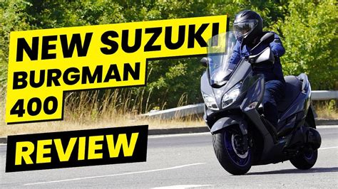 Suzuki Burgman 400 2022 Review £6999 Maxi Scooter Youtube