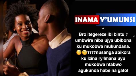 Inama Yumunsiku Izina Ryimana Ndarahiye Uyu Mukobwa Ntabwo Agukunda