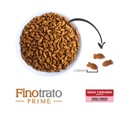 Ração Finotrato Prime Premium Especial Sabor Salmão para Gatos