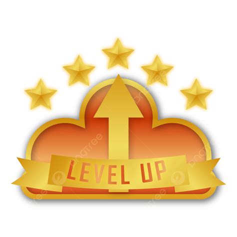 Level Up Game Vector Art Png Levelling Up Game With Golden Theme