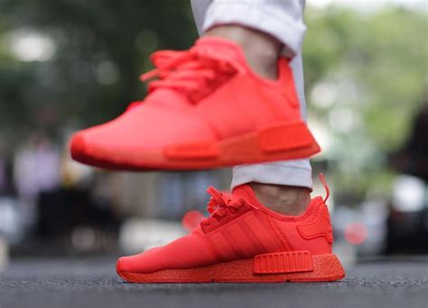 Adidas Nmd R1 Runner Boost Rouge Triple Solar Red