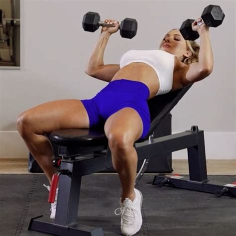 Low Incline Db Chest Press By Fifi Jones Exercise How To Skimble