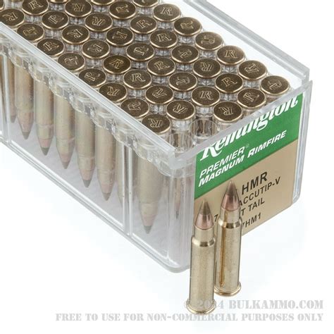 2000 Rounds Of Bulk 17 HMR Ammo By Remington 17gr AccuTip V