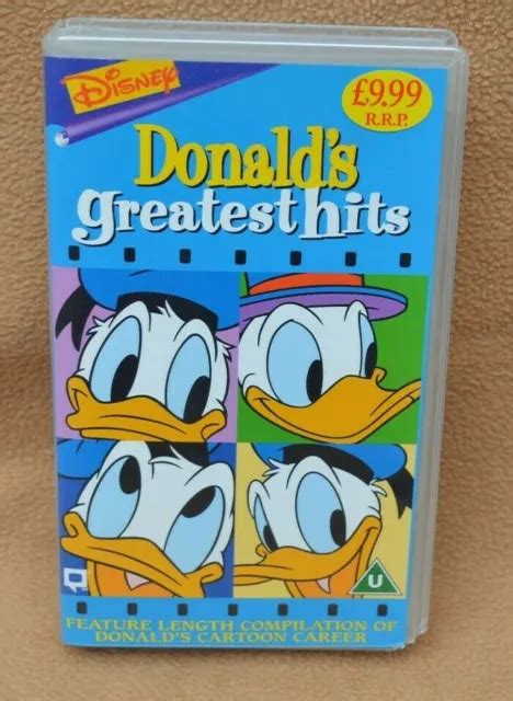 DISNEY DONALDS GREATEST Hits Video Pal Vhs Rare 24 03 PicClick AU