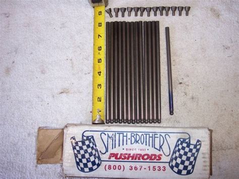 Sold Smith Brothers Sb Pushrod Set Partial Set Cut To Fit For