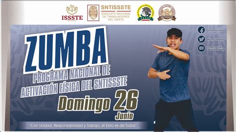 Programa Nacional de Activación Física del SNTISSSTE Sesión de Zumba