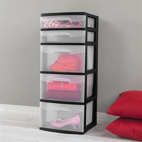 Sterilite 5 Drawer Storage Tower