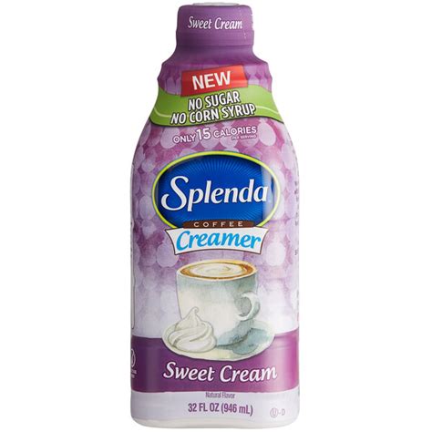 Splenda Fl Oz Sugar Free Sweet Cream Coffee Creamer