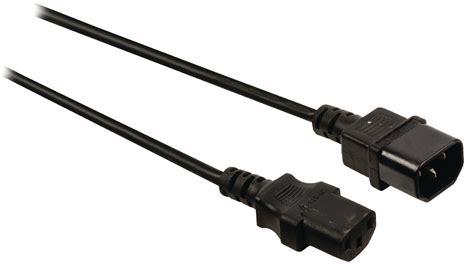 Cable de alimentación IEC 320 C14 IEC 320 C13 de 2 00 m en color