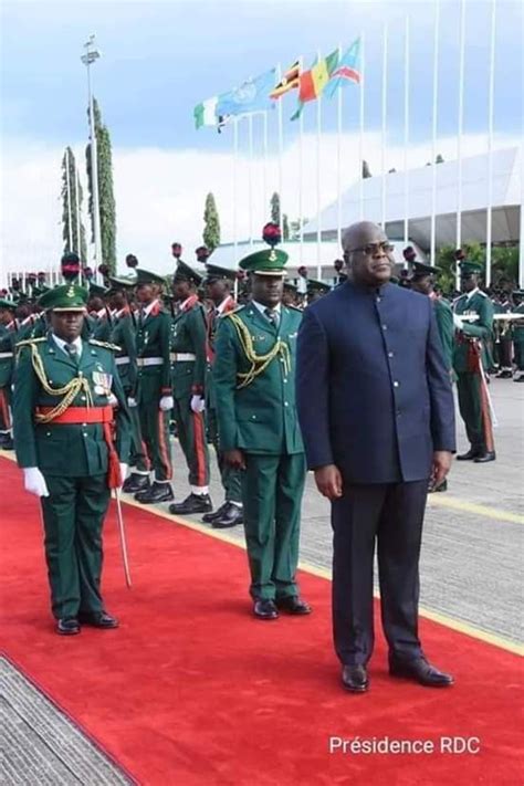 Le chef de lÉtat Félix Tshisekedi est arrivé à Abuja pour participer à