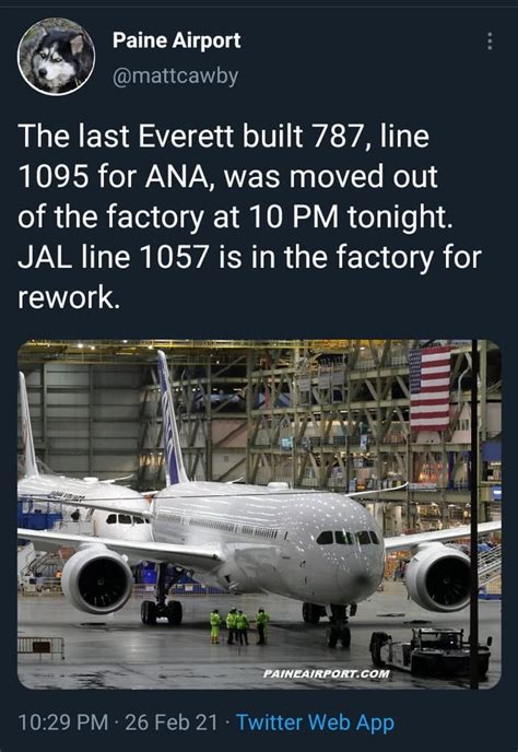 Boeing 787 Dreamliners Being Built In Boeings Everett Factory 1600 X