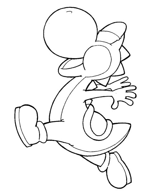 Im Genes Para Pintar De Yoshi Colorear Im Genes