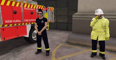 Nsw Rural Fire Service Textures For Freemode Male Female And Ped Firefighter 1 0 Gta5